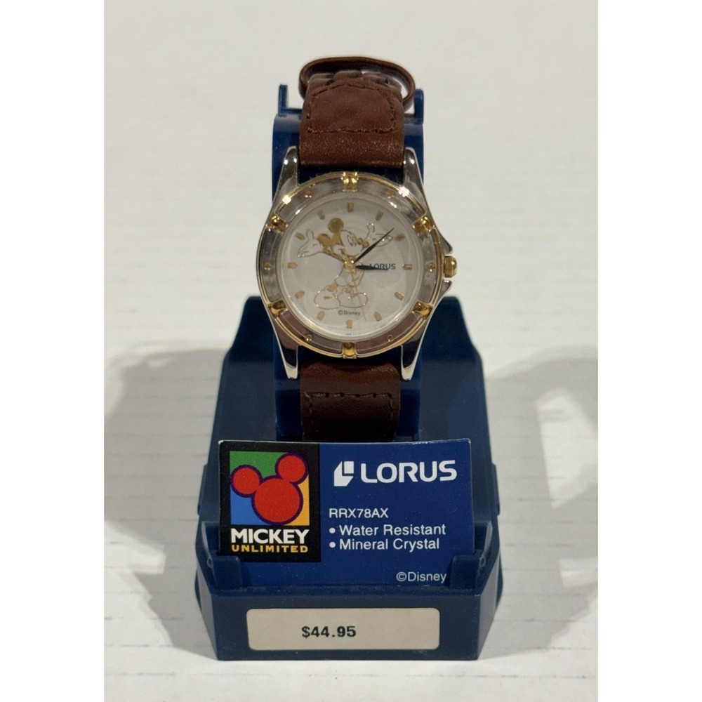 Vintage 1990s Lorus Disney Mickey Mouse Watch (Mickey Unlimited Series) - NEW